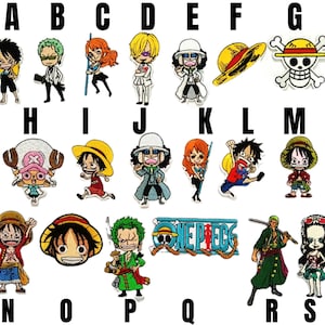 One Piece patch strijkpatch manga anime piratenvlag bemanning aan boord Monkey D Luffy rubber nieuwe schedel bemanning Usopp Sanji Roronoa Zoro