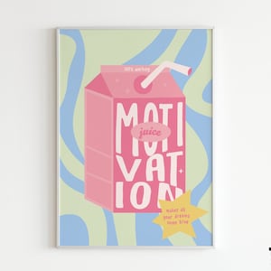 Personal | Aesthetic | Graphic | Design | Poster | Art | Deco | Wall | Card | Colorful | Illustrated | Motivation | Juice | Print | Gift
