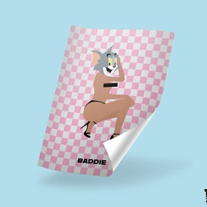 Cartoon | Baddie | Graphic | Cute | Poster | Card | Art | Print | Wall | Decor