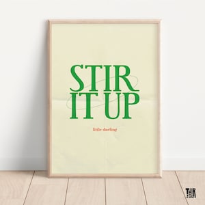 Personal | Aesthetic | Graphic | Design | Poster | Art | Deco | Wall | Card | Stir it up | Illustrated | Bob Marley | Lyrics | Print | Gift