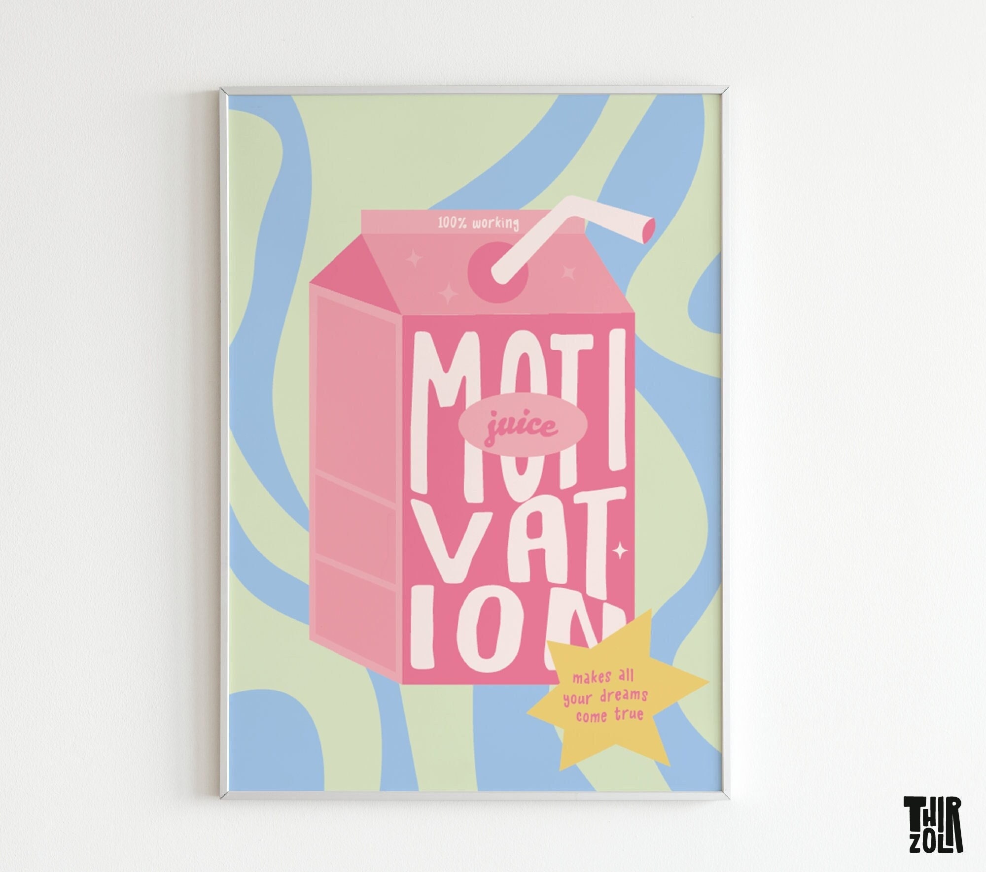 Personal Aesthetic Graphic Design Poster Art Deco Etsy