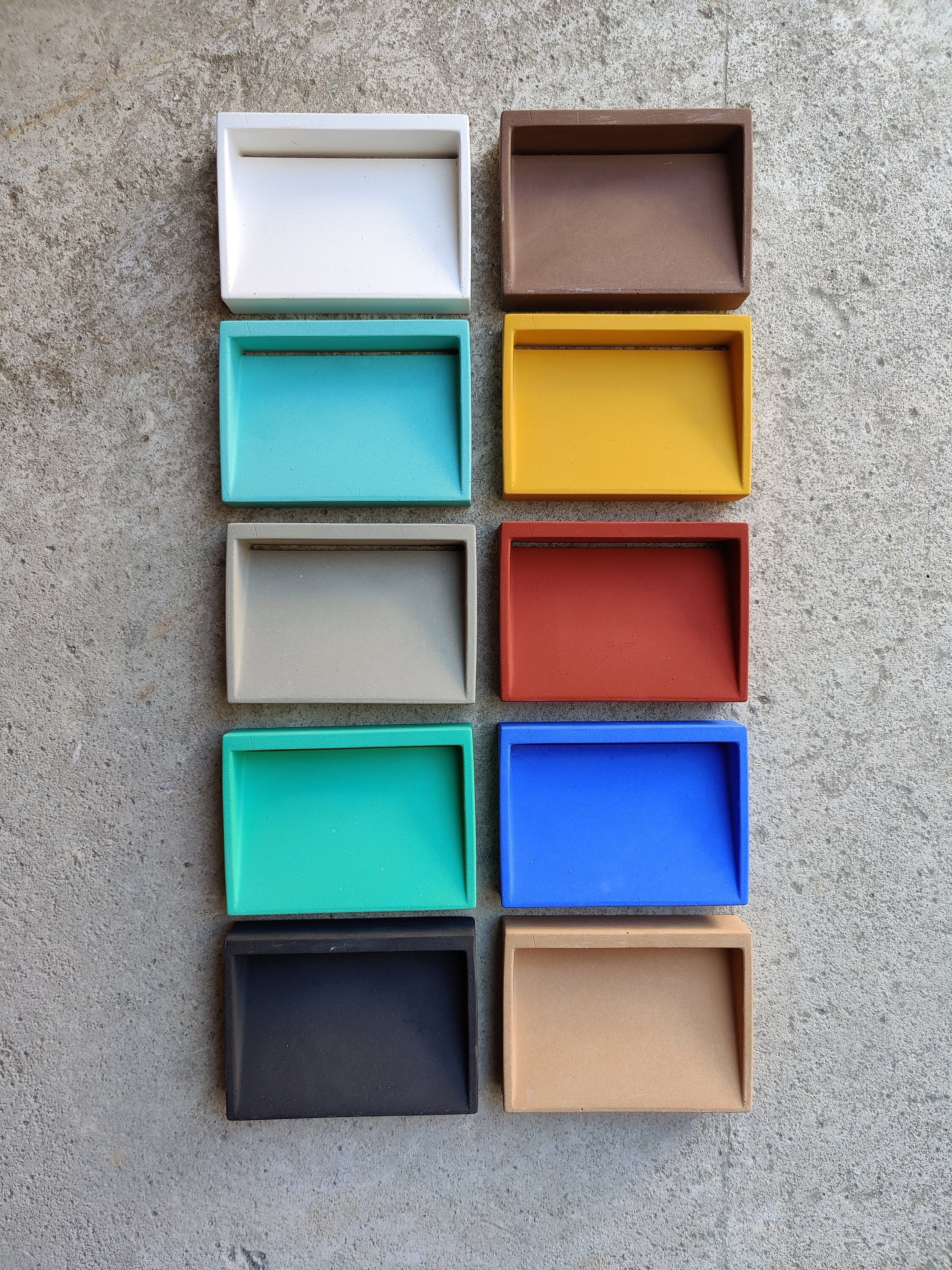 Porte Savon en Béton Fabriqué à La Main France | Provence - Modèle Lavoir