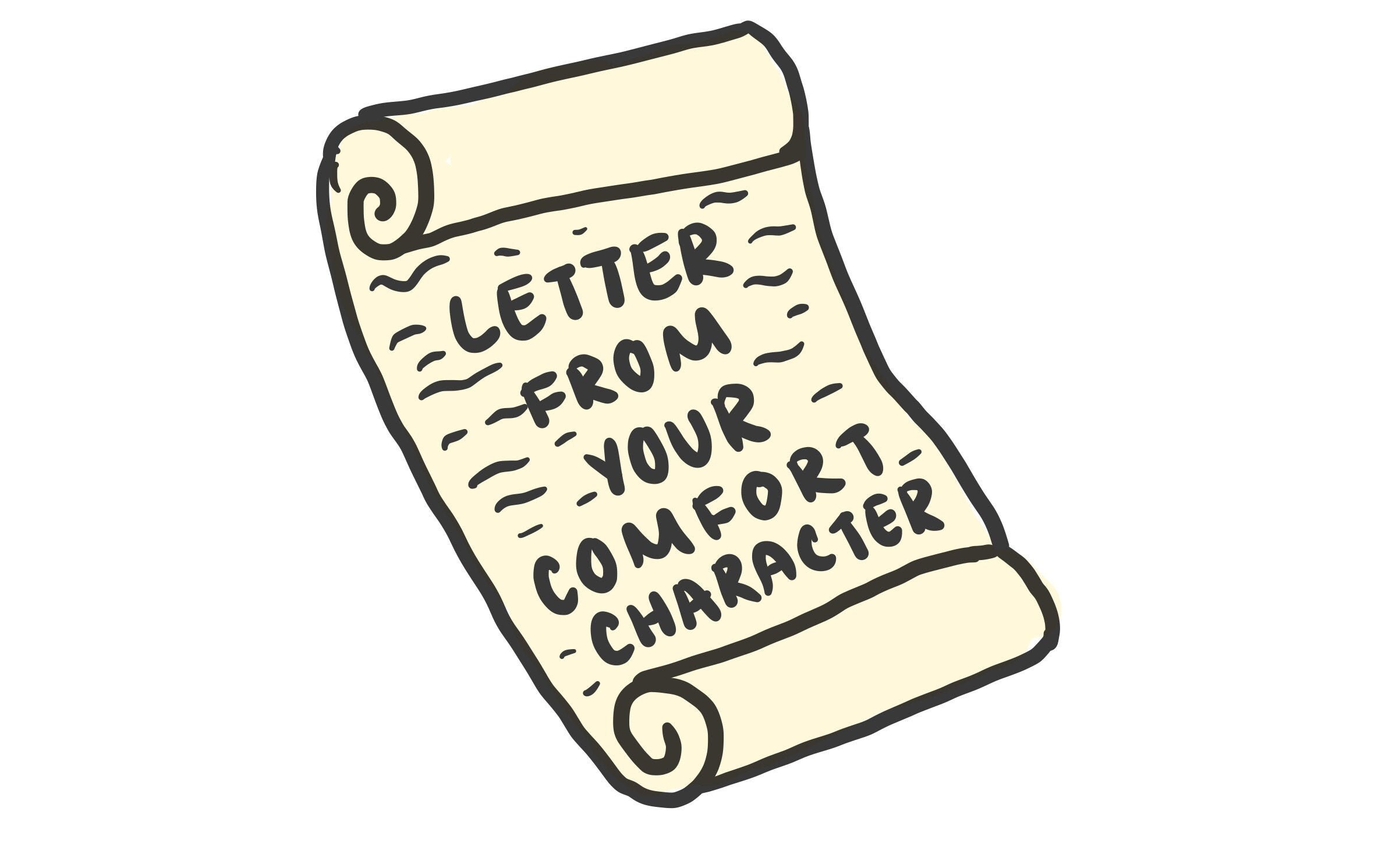 Email from your comfort character