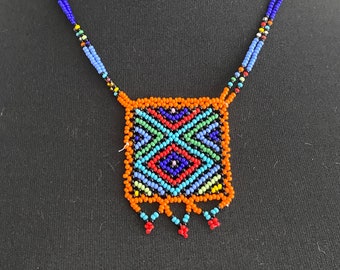 African Zulu Love Letter Beaded Necklace - Etsy