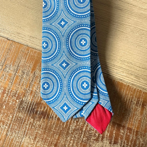 Mens Tie - Cotton Tie - African Print Tie - Shweshwe Print Tie for Men - Wedding Tie - Occasion Tie - Male Grooming - Necktie