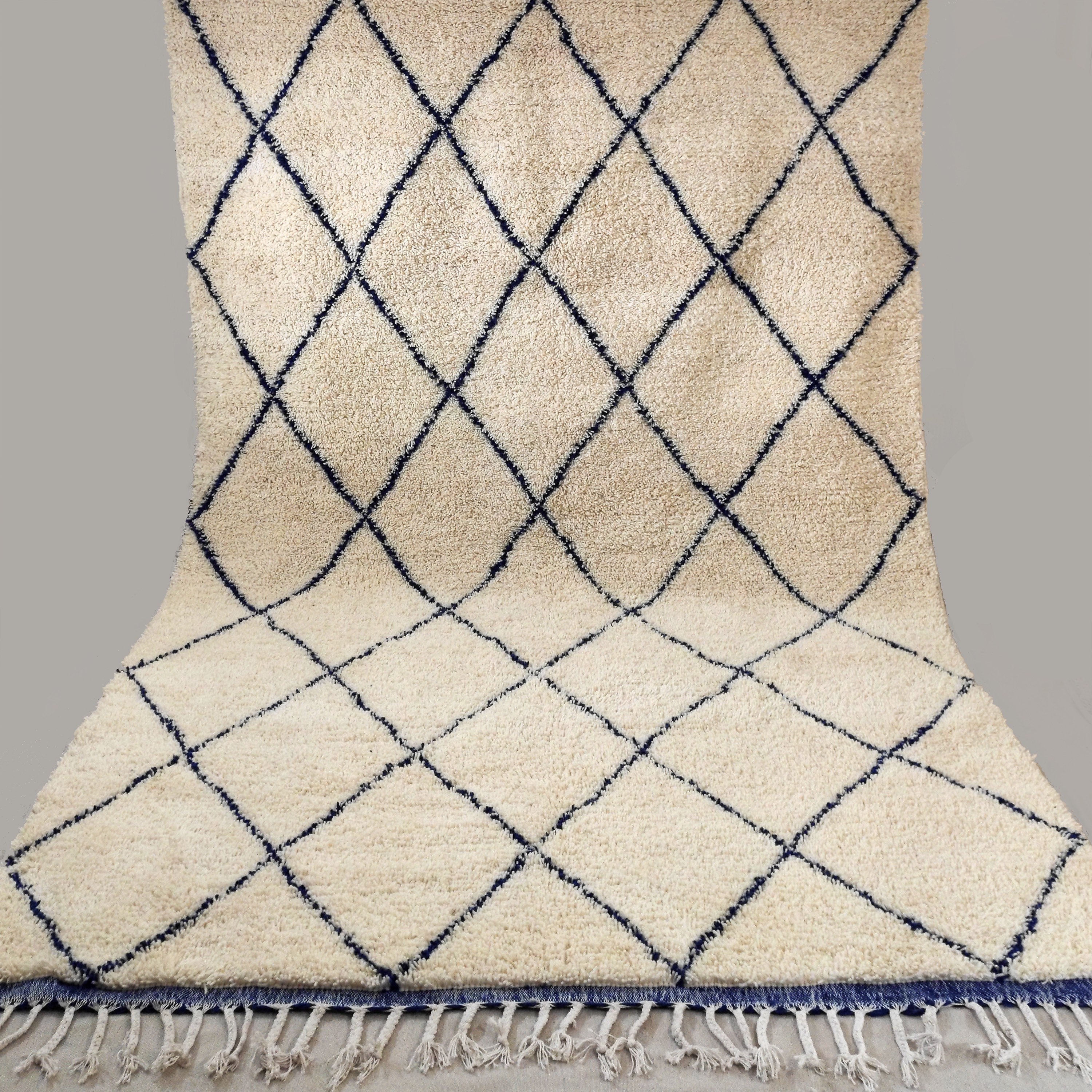 Tapis Berbère Marocain Beni Ouarain Fait à La Main en Laine