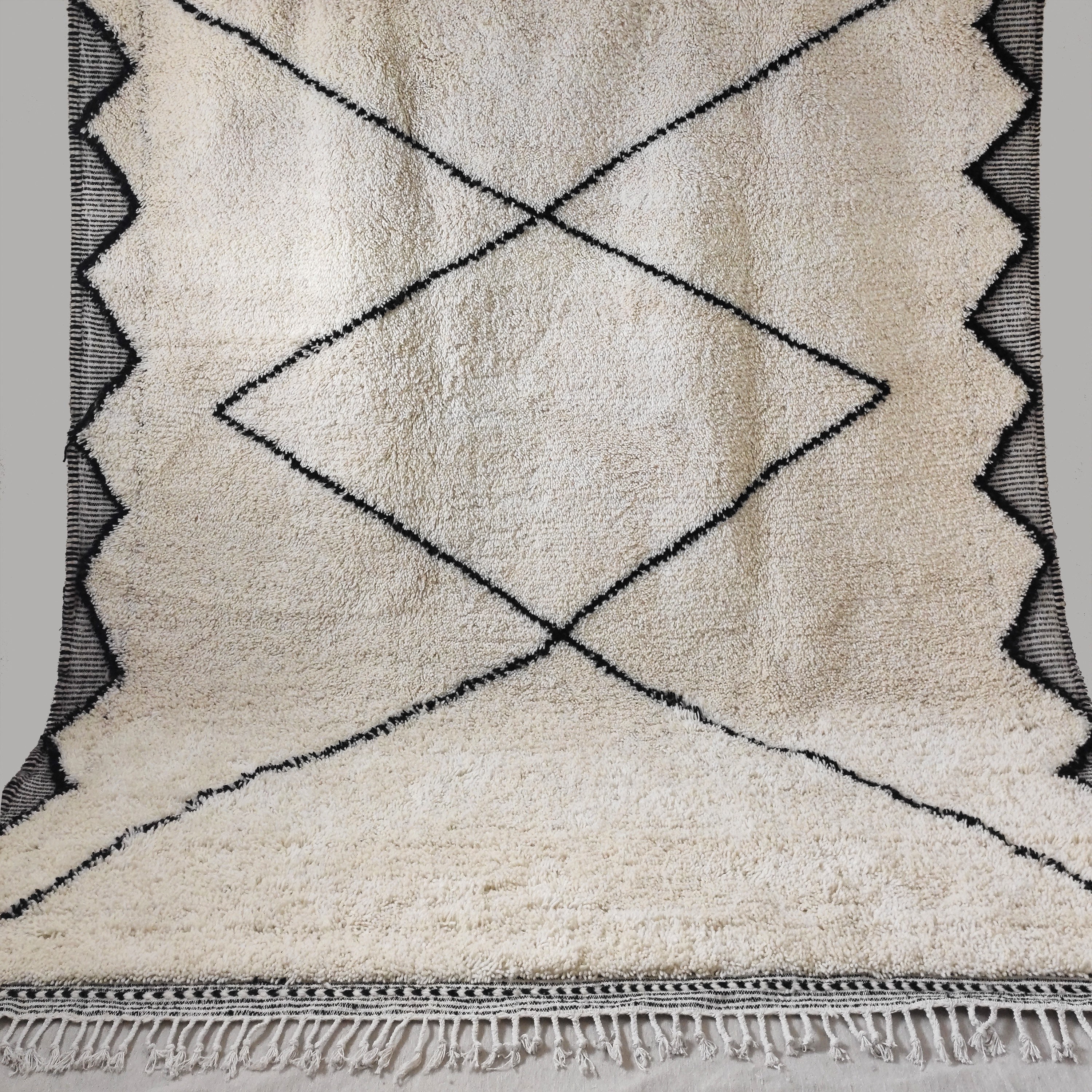 Tapis Berbère Marocain Beni Ouarain Fait à La Main en Laine