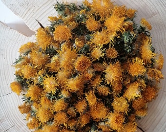 Fleurs de pissenlit séchées, récolte 2025