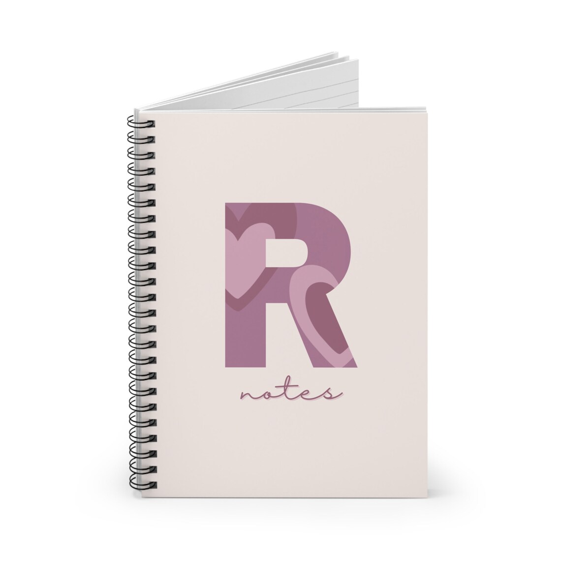 Initial 'R' Spiral Notebook: Lettering, Drawing, & Note-taking Journal ...