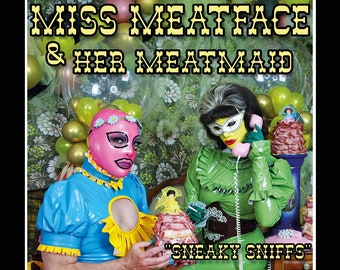 Miss Meatface & Her Meatmaid Mini Photo Story Booklet Vol.1 No..1 Zine Pop Surrealism Kitsch Bizarre Art Latex