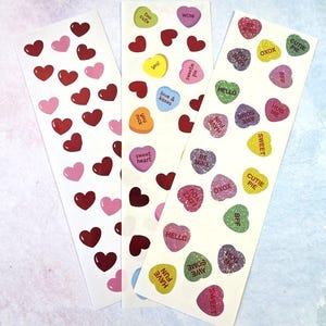 Mrs. Grossman's - Limited Edition Stickers - Candy Hearts!