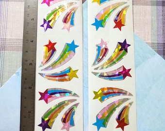 Sandylion - Vintage Stickers - Prismatic Shooting Stars