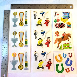 Sandylion - Vintage Stickers - Sports and Games!