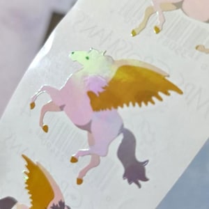 Mrs. Grossman's - Vintage Stickers - Pearly Pegasus!