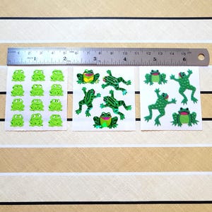 Sandylion - Vintage Stickers - Frogs!