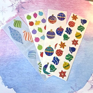 Mrs. Grossman&#39;s - Vintage Stickers - Christmas Ornaments!