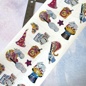 Sandylion - Vintage Stickers - Magical Show Items!