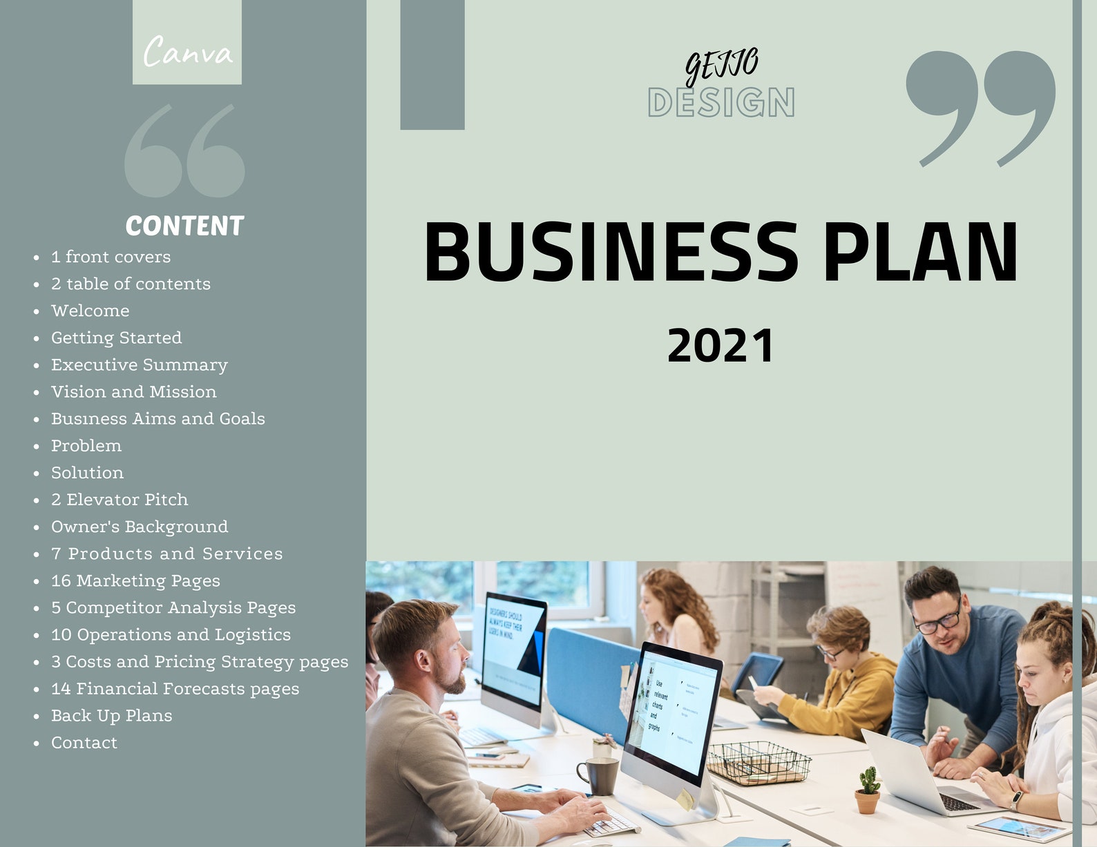 Etsy Business Plan Template