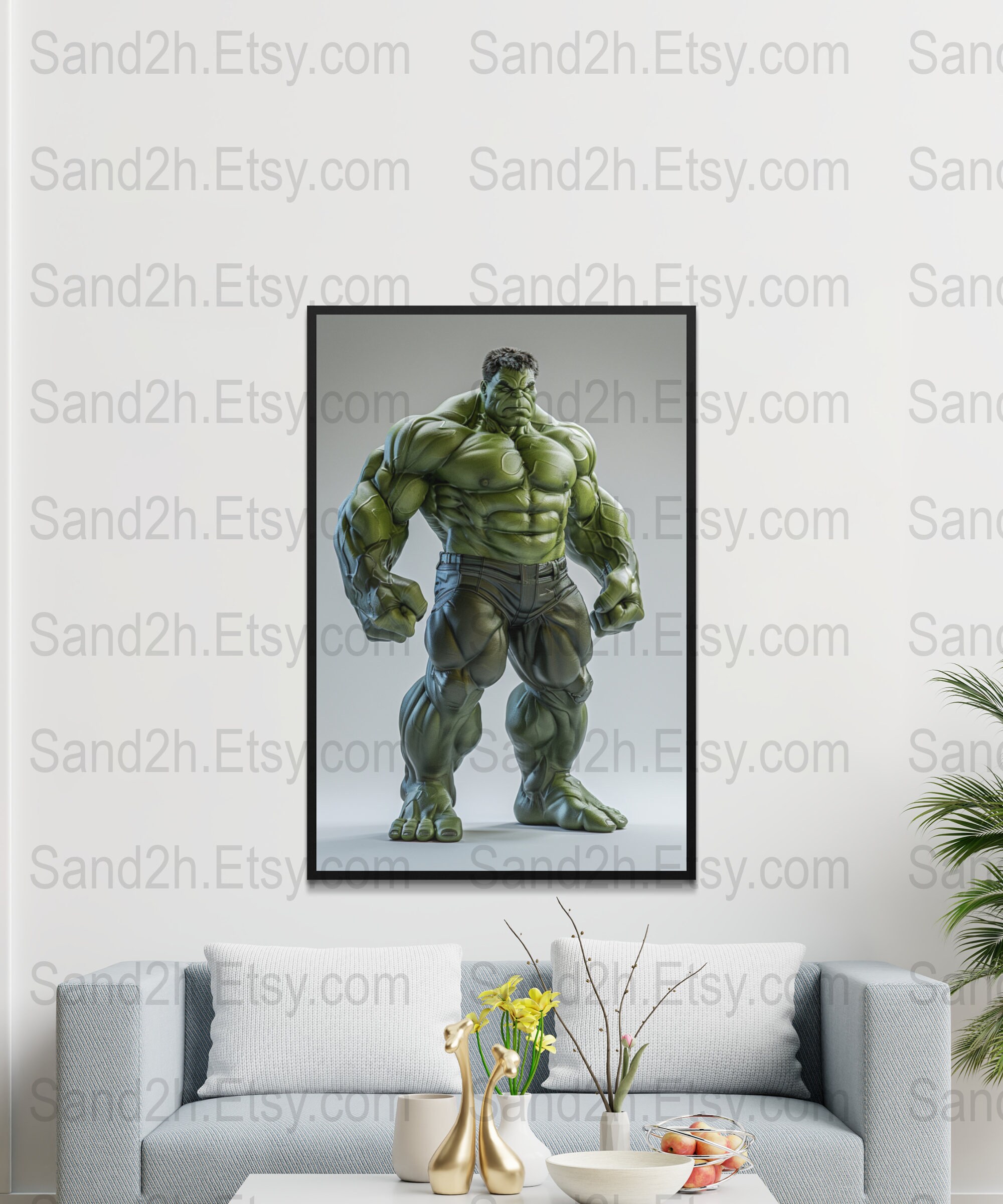 Hulk Stands _ Wall Art _ Digital Downloads(no PHYSICAL SHIPPING