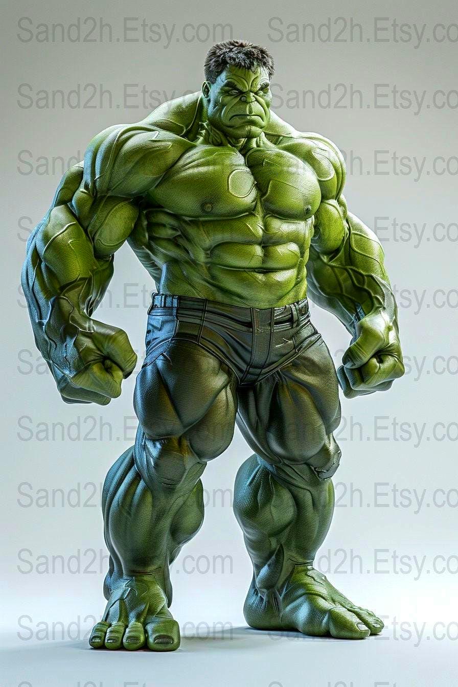 Hulk Stands _ Wall Art _ Digital Downloads(no PHYSICAL SHIPPING