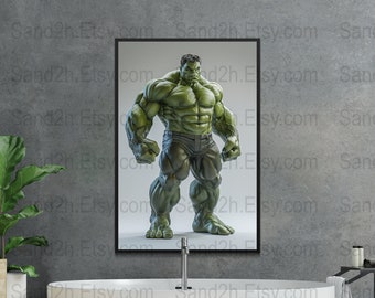 Hulk Stands _ Wall Art _ Digital Downloads(no PHYSICAL SHIPPING