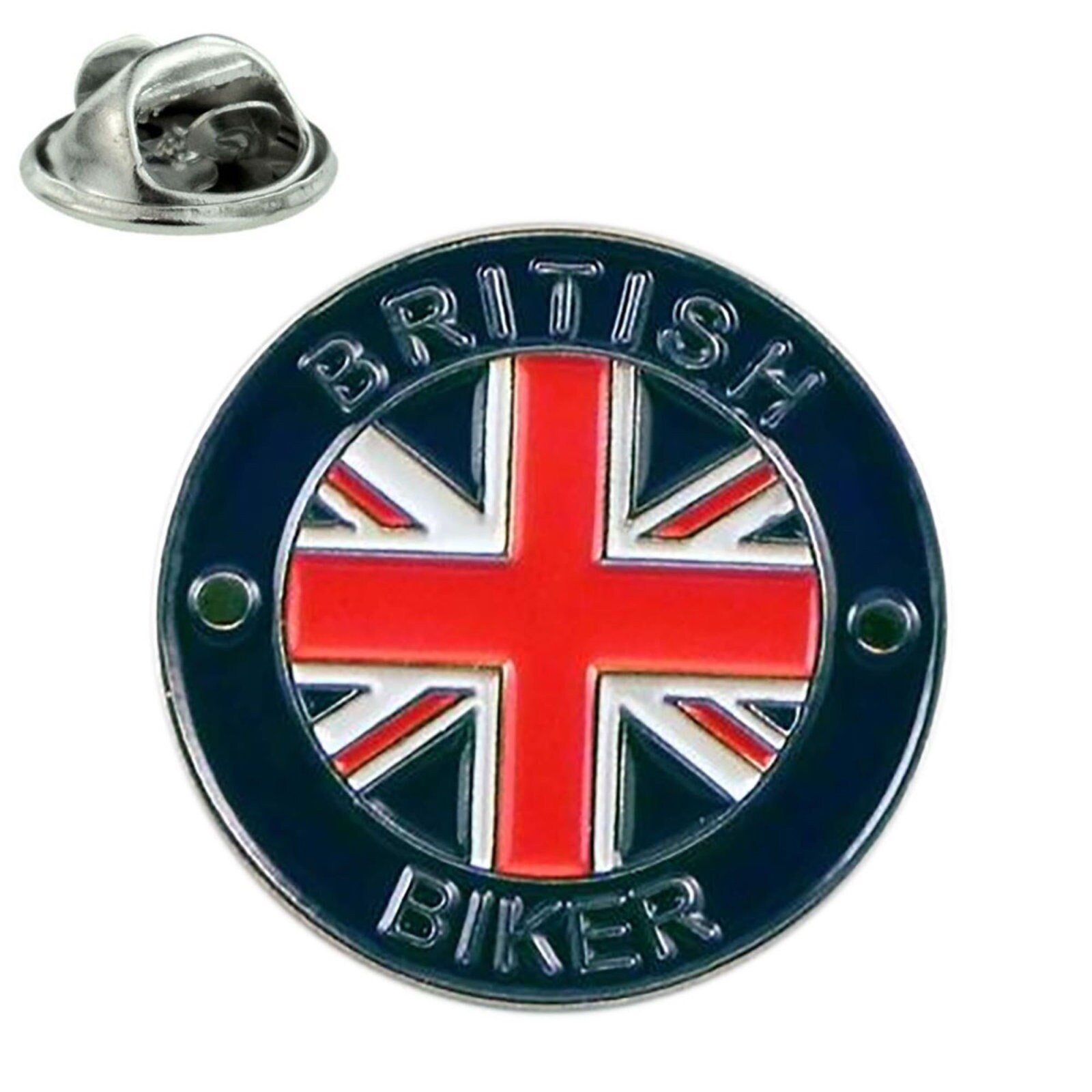 British Biker Union Jack lapel pin/ tie tac etc comes in Etsy