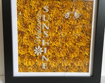 Download 3d Flower Shadow Box Etsy