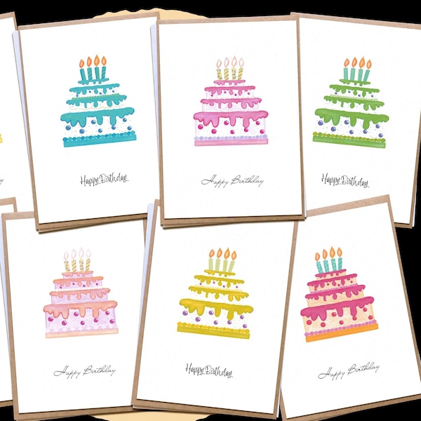 Birthday Card Pack | Birthday Card Multipack | Pack Of Birthday Card | Birthday Card Bundle | Assorted Birthday Cards | Unisex Cards Pack