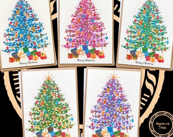 Business Christmas Cards - White Delivery Van - Add Your Own Logo