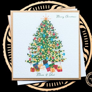 Weihnachtskarte für Mama & Papa | Besonderes Paar | Freund Weihnachtskarte | Weihnachtskarte | Schwiegertochter und Schwiegersohn Weihnachtskarte