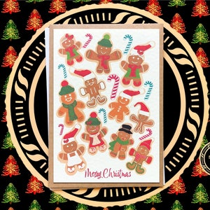 Pack de cartes de Noël | Lot de 5 à 20 cartes | Pack mixte | Joyeux Noël | Fait main | Cartes de vœux | Sans plastique et respectueux de l'environnement