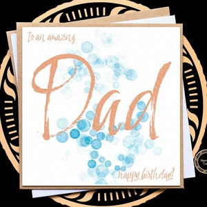Tarjeta para papá / Tarjeta de cumpleaños para papá / Tarjeta para papá / Tarjeta de cumpleaños para papá / Tarjeta para él / Tarjeta de feliz cumpleaños para él / Tarjeta para padre