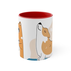 Akzent-Kaffeetasse, 11 Unzen Für den Tierliebhaber
