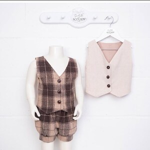 Children's Waistcoat Sewing Pattern: Baby Toddler Sizes 3-6 Months to 4 Years (PDF Pattern) image 2