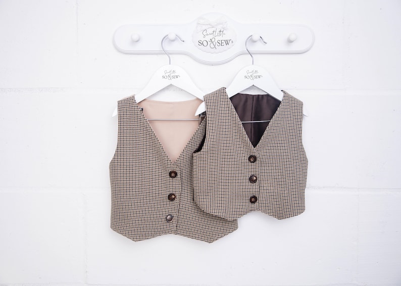 Children's Waistcoat Sewing Pattern: Baby Toddler Sizes 3-6 Months to 4 Years (PDF Pattern) image 7