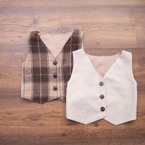 Children's Waistcoat Sewing Pattern: Baby Toddler Sizes 3-6 Months to 4 Years (PDF Pattern) image 10