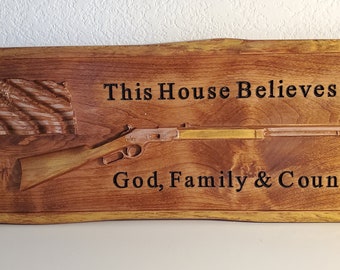 This House Believes in God, Family and Country