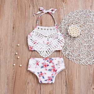 Pink Bathing Suit Etsy