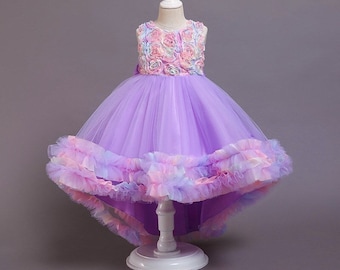 purple dress for 5 year old