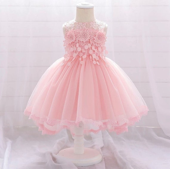 Girls Cute Birthday Princess Dress Flower Girl Wedding Dress