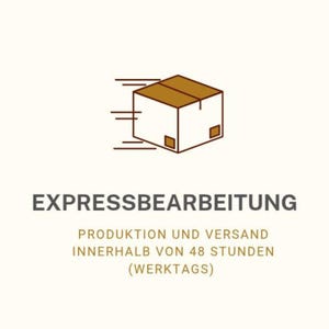 Express Bearbeitung / Express Lieferung