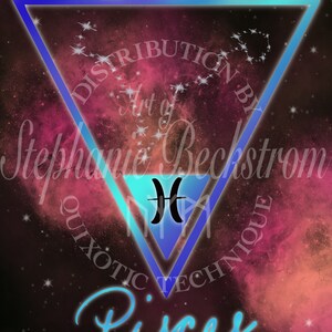 Pisces - Elemental Zodiac CANVAS PRINT