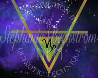 Steinbock - Elementar Sternzeichen DIGITAL DOWNLOAD