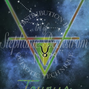 Taurus - Elemental Zodiac CANVAS PRINT