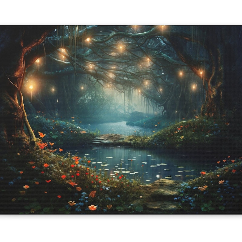 Enchanted Forest Art Print - Etsy