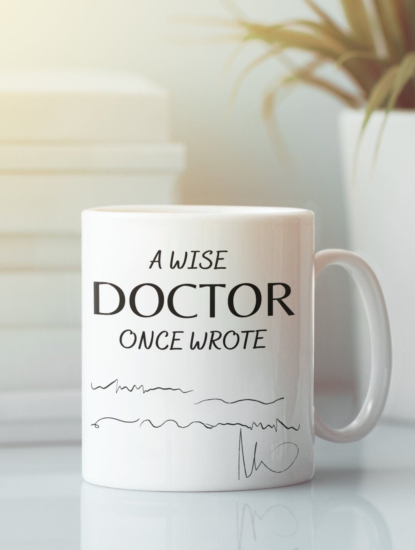 Funny Doctor Handwriting Coffee Mug Funny Doctor Mug Doctor Etsy
