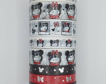 Washi tape samples, Every Minute a Story, sold by 0.5 m lengths, mouse washi, photo washi, bow washi, washi tape