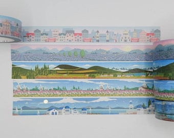 Washi tape samples, Simply Gilded, sold in 0.5m intervals, passport washi, travel, London, Holland, France, Greece, Switzerland