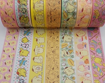 Sanrio Pompompurin Masking Roll Sticker Masking Tape Pom pom purin Japan 