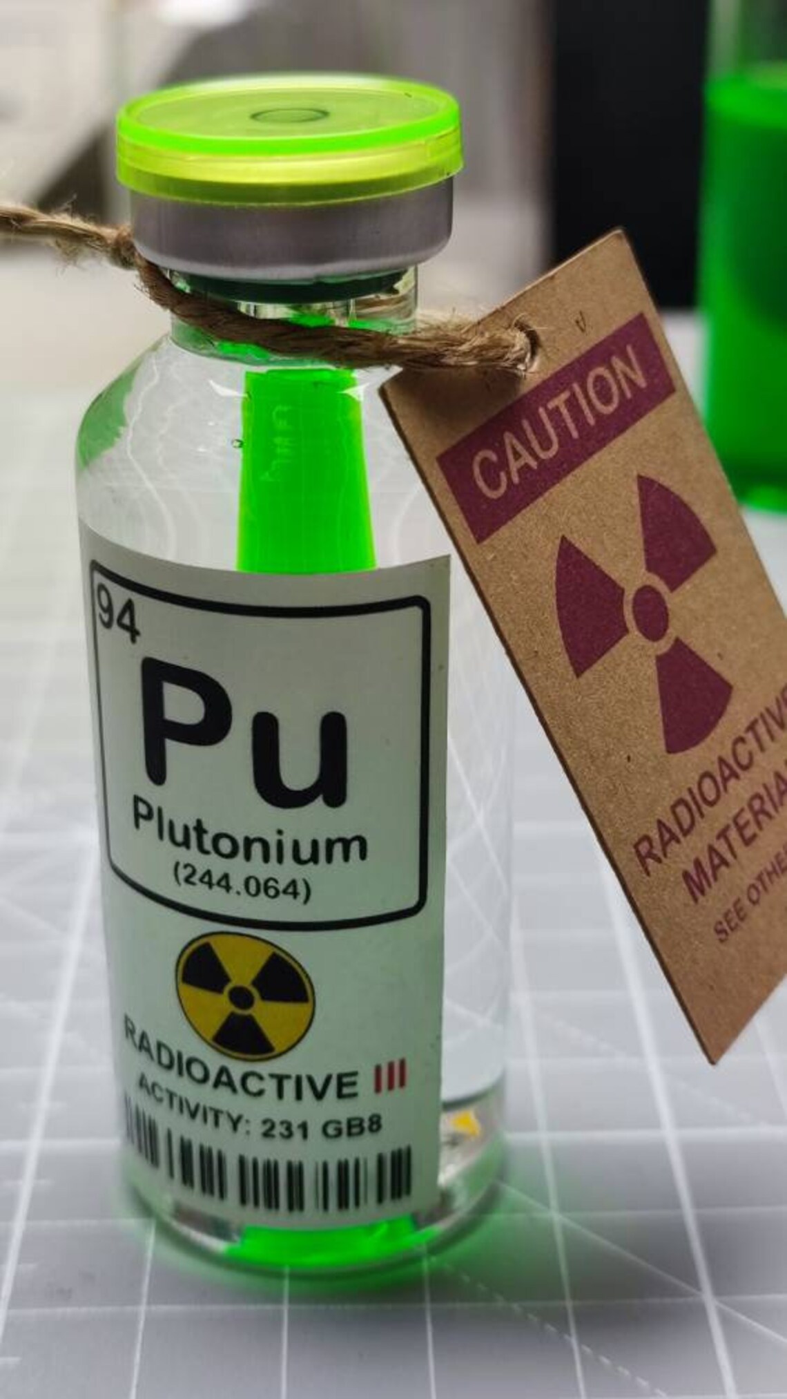 Plutonium239 . Straling Tsjernobyl nucleair bevat geen Etsy Nederland
